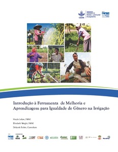 Gender in irrigation learning and improvement tool