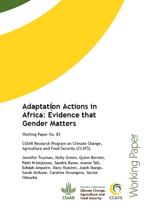 Adaptation Actions in Africa: Evidence that Gender Matters