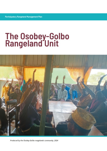 Osobey-Golbo Rangeland Unit: Participatory Rangeland Management Plan