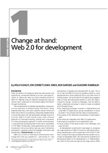 Change at hand: Web 2.0 for development