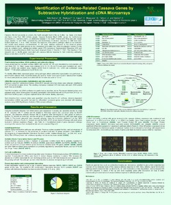 Identification of defense-related cassava genes by subtractive hybridization and using a cassava cDNA microarray