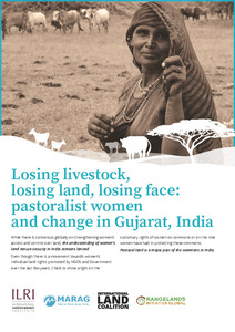 Losing livestock, losing land, losing face: Pastoralist women and change in Gujarat, India