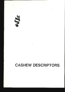 Cashew descriptors