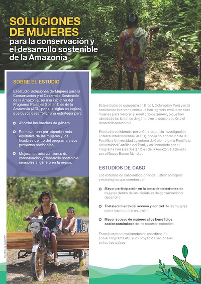 Soluciones de mujeres para la conservación y el desarrollo sostenible de la Amazonía