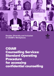 CGIAR Counselling Services: Standard Operating Procedure for accessing confidential counselling