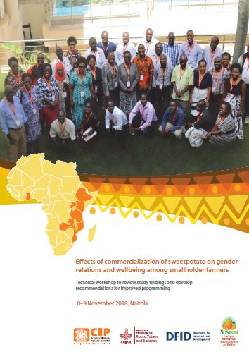 Effects of commercialization of sweetpotato on gender relations and wellbeing among smallholder farmers: Technical workshop to review study findings and develop recommendations for improved programming.