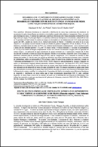 Desarrollo de un método en invernadero usando tubos con suelo para cuantificar diferencias fenotípicas en desarrollo y distribución de raíces en líneas avanzadas de frijol común bajo condiciones de estrés por sequía