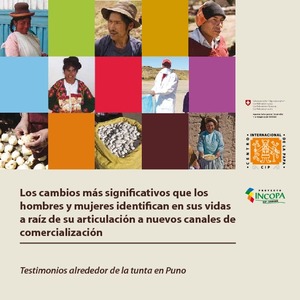Los cambios mas significativos que los hombres y mujeres identifican en sus vidas a raiz de su articulacion a nuevos canales de comercializacion: Testimonios alrededor de la tunta en Puno.