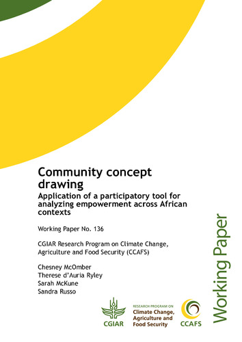 Community concept drawing: Application of a participatory tool for analyzing empowerment across African contexts