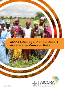 AICCRA-Senegal Gender-Smart Accelerator Grant concept note