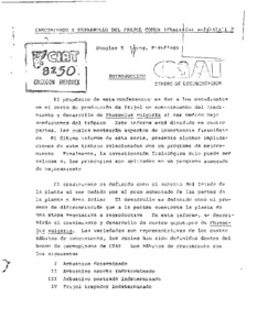 Crecimiento y dessarrollo del frijol comun (Phaseolus vulgaris L.)