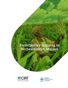 Participatory mapping in Ntcheu district, Malawi