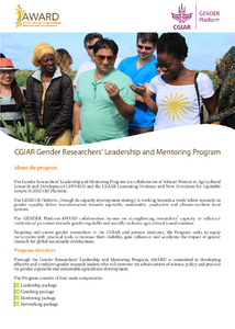 CGIAR Gender Researchers' Leadership and Mentoring Program