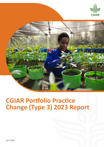 CGIAR Portfolio Practice Change (Type 3) 2023 Report