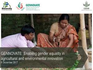 GENNOVATE: Enabling gender equality in agricultural and environmental innovation