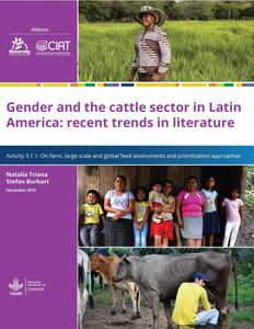 Gender and the cattle sector in Latin America: recent trends in literature