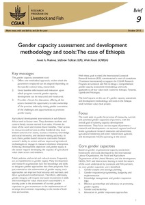 Gender capacity assessment and development methodology and tools: The case of Ethiopia