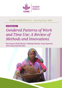 Gendered patterns of work and time use: A review of methods and innovations