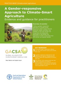 A Gender-responsive Approach to Climate-Smart Agriculture: Evidence and guidance for practitioners