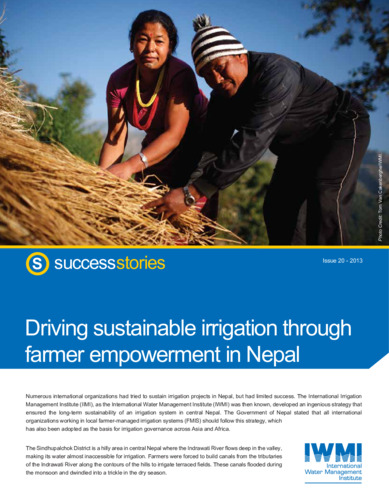 Driving sustainable irrigation through farmer empowerment in Nepal