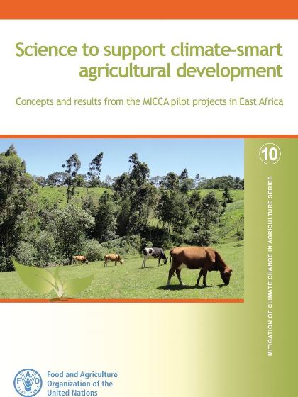 Science to support climate-smart agricultural development