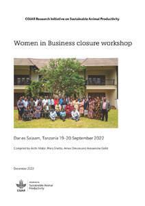 Women in Business closure workshop, Dar es Salaam, Tanzania 19-20 September 2022