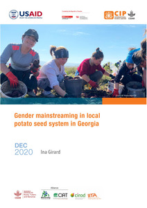 Gender mainstreaming in local potato seed system in Georgia