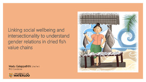 TH5.4: Linking social well-being and intersectionality to understand gender relations in dried fish value chains