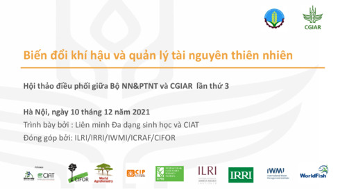 Biến đổi khí hậu và quản lý tài nguyên thiên nhiên