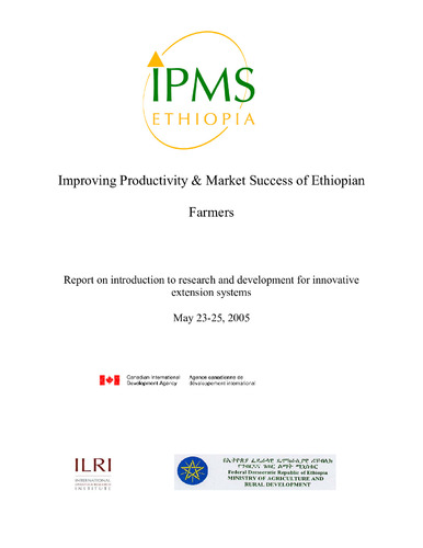 Report on introduction to research and development for innovative extension systems, 23-25 May 2005