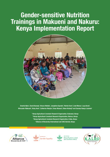 Gender-sensitive Nutrition Trainings in Makueni and Nakuru: Kenya Implementation Report