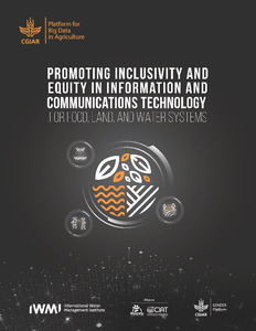 Promoting inclusivity and equity in information and communications technology for food, land, and water systems