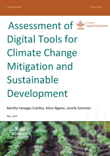 Assessment of digital tools for climate change mitigation and sustainable development