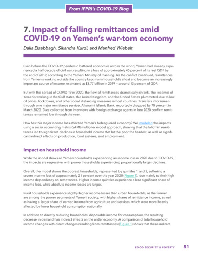Impact of falling remittances amid COVID-19 on Yemen’s war-torn economy