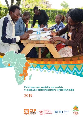 Building gender equitable sweetpotato value chains: recommendations for programming.