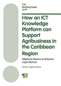 How an ICT knowledge platform can support agribusiness in the Caribbean region