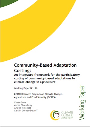 Community-based adaptation costing: An integrated framework for the participatory costing of community-based adaptations to climate change in agriculture