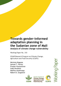 Towards gender-informed adaptation planning in the Sudanian zone of Mali Analysis of climate change vulnerability