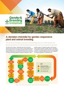 A decision checklist for gender-responsive plant and animal breeding