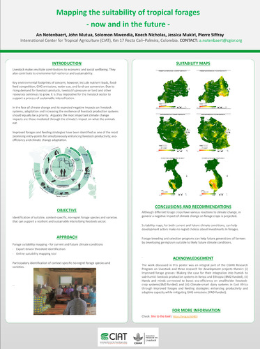 Mapping the suitability of tropical forages - now and in the future