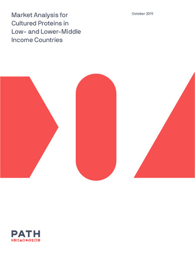 Market analysis for cultured proteins in low- and lower-middle income countries.