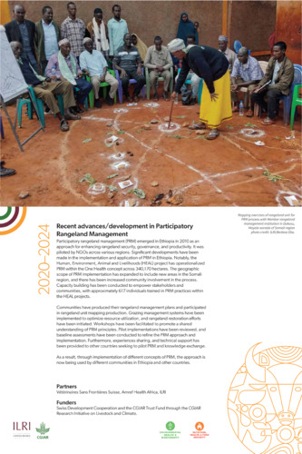 Recent advances/development in Participatory Rangeland Management, 2020–2024