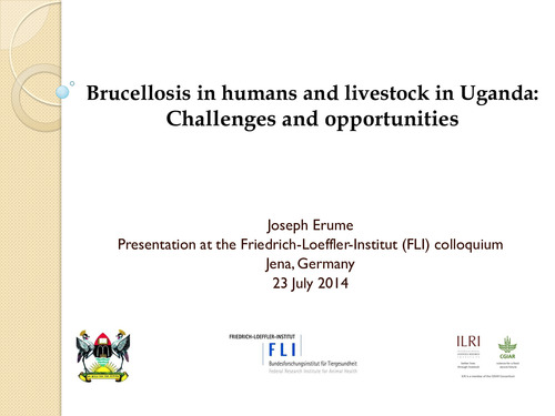 Brucellosis in humans and livestock in Uganda: Challenges and opportunities