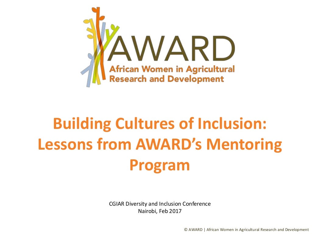 Session 4 Benefits and limitations of mentoring programs: AWARD