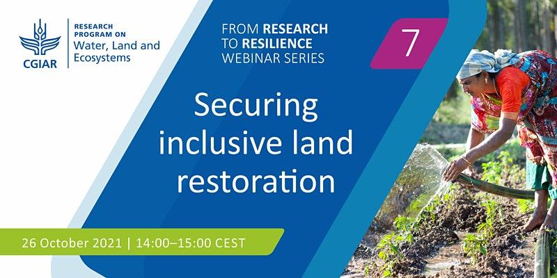 Securing inclusive restoration