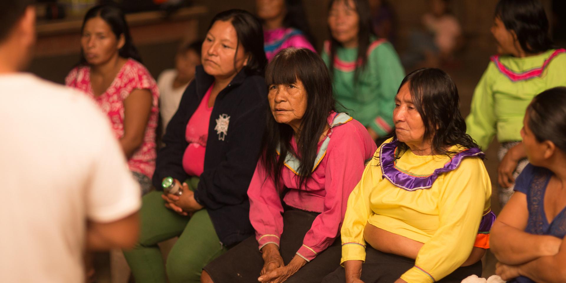 Workshop with women of the community, Peru