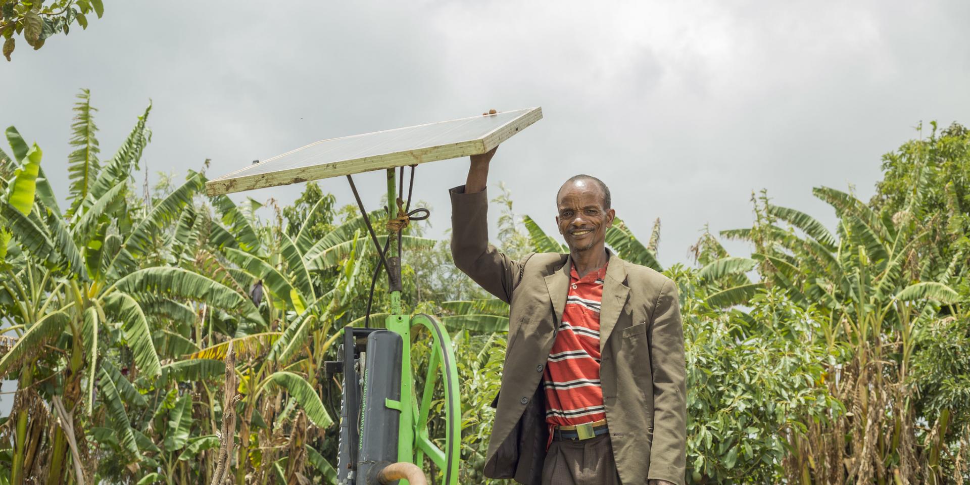 Solar-powered irrigation in Ethiopia