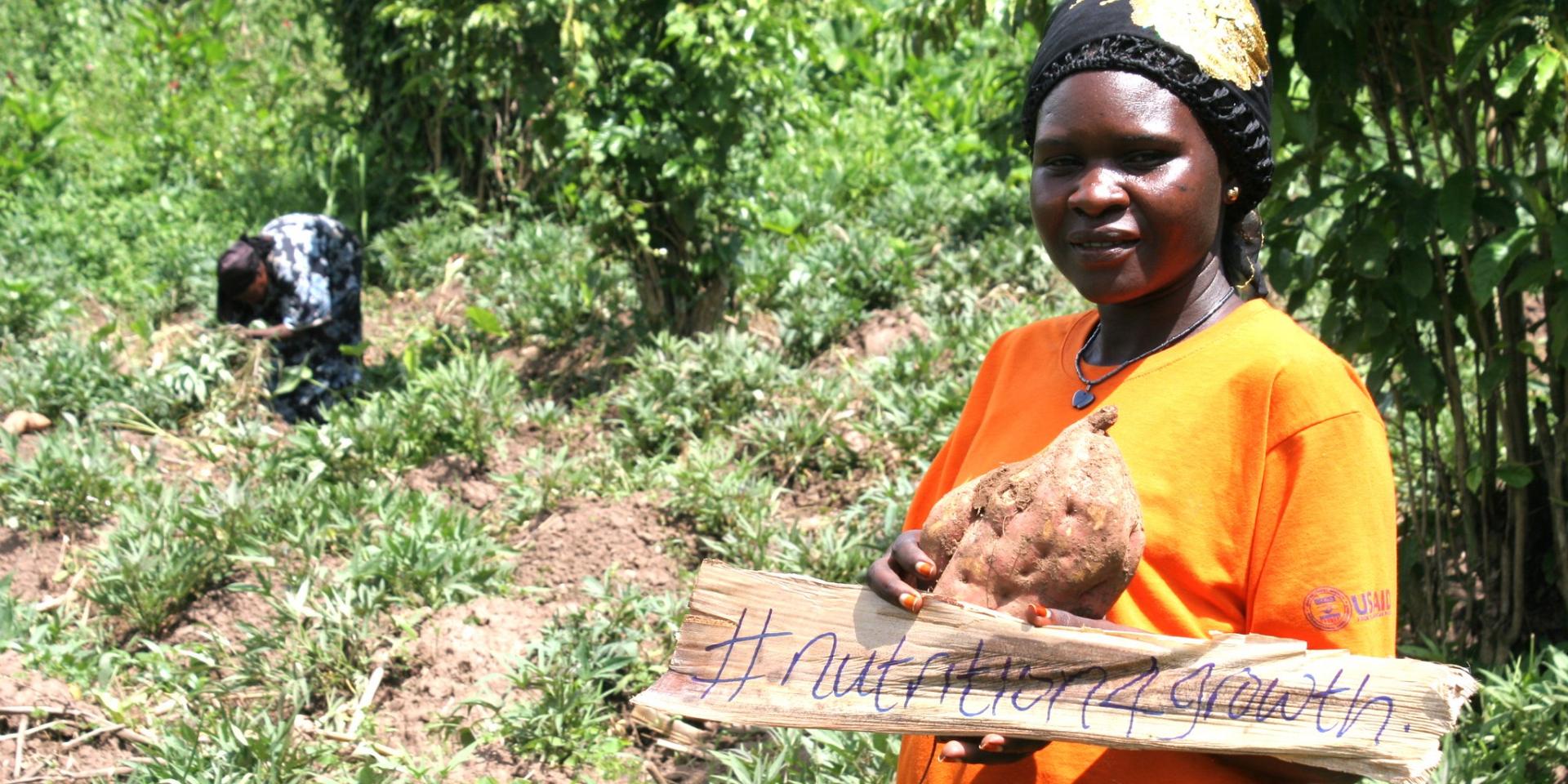 Zamzam lives in Kikomeko village in Luwero, Uganda where she is a commercial farmer cultivating potato plants. 