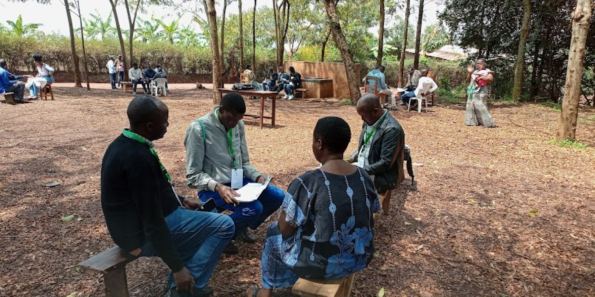 Participant teams during fieldwork to test gender and youth diagnostic tools.