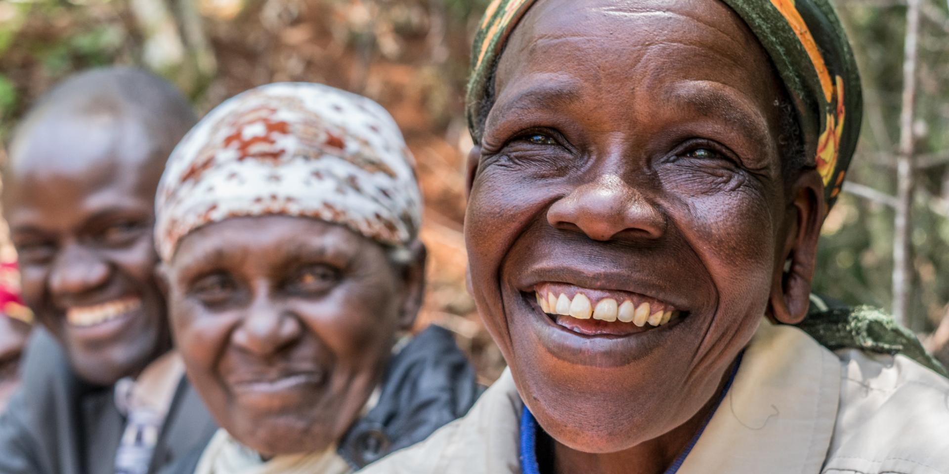 Women and men at Mau Forest